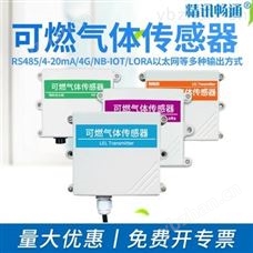 可燃气体检测仪 甲烷乙炔易燃易爆气体 壁挂式可燃气体传感器