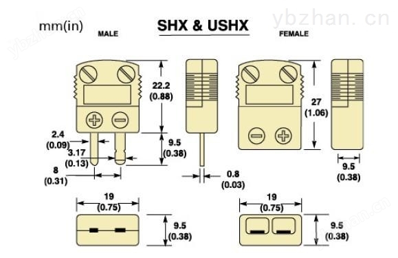 SHX-(*)-M系列迷你型陶瓷插头|SHX-(*)-MF系列迷你型陶瓷插头插座