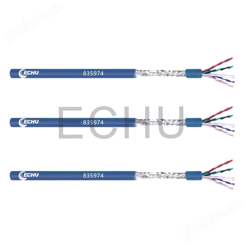 機器人本體電纜（TPEE絕緣、PUR護套、屏蔽對絞電纜）ROBOT 835974